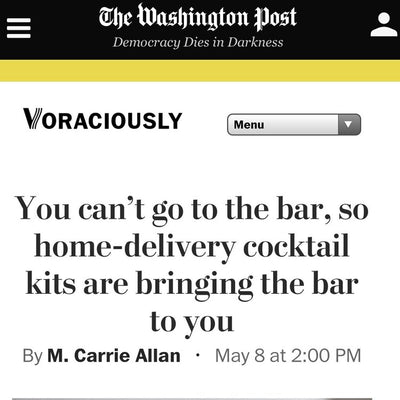 “You can’t go to the bar, so home-delivery cocktail kits are bringing the bar to you” (Washington Post)