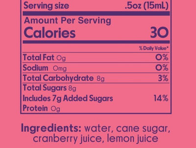 cranberry lemon syrup - 2